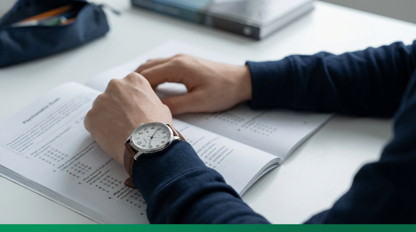 שיפור ניהול זמן בבחינה פסיכומטרית – אסטרטגיות מעשיות